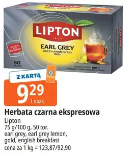 E.Leclerc Herbata czarna ekspresowa Lipton oferta