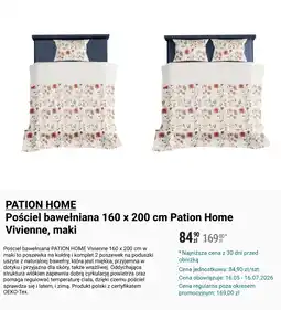 Biedronka PATION HOME Pościel bawełniana oferta