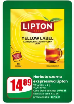 Dino Herbata czarna ekspresowa Lipton oferta