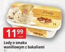 E.Leclerc Lody o smaku waniliowym z bakaliami Wiodąca Marka Eskiss oferta