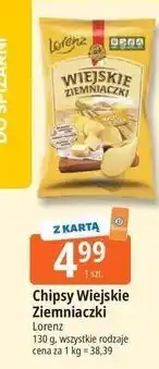E.Leclerc Chipsy masło z solą Lorenz Wiejskie Ziemniaczki oferta