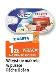 E.Leclerc Filety z makreli w sosie pomidorowym Wiodąca Marka Peche Ocean oferta