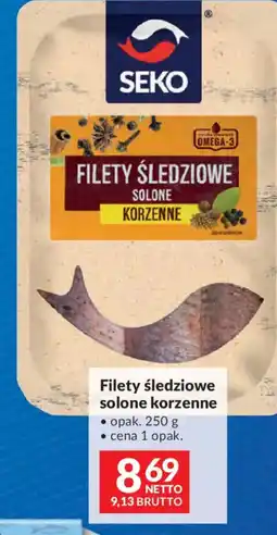 Makro Seko Filety śledziowe solone korzenne oferta