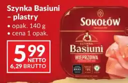 Makro Sokołów Szynka Basiuni - plastry oferta