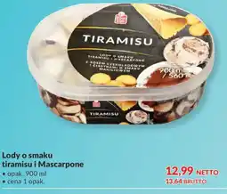 Makro Fine Life Lody o smaku tiramisu i Mascarpone oferta
