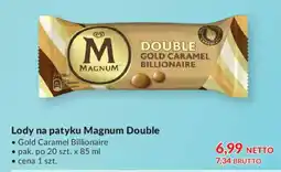 Makro Magnum Lody na patyku Double Gold Caramel Billionaire oferta