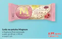 Makro Magnum Lody na patyku Euphoria Pink Lemonade oferta