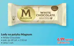 Makro Magnum Lody na patyku White Chocolate oferta