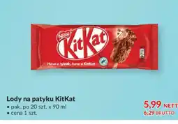 Makro KitKat Lody na patyku oferta