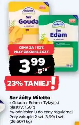 Netto Ser żółty Miletto oferta