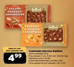 Netto Czekolada mleczna Sublime oferta