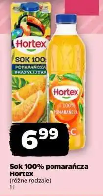 Netto Sok 100% pomarańcza Hortex oferta