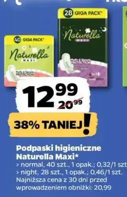 Netto Podpaski higieniczne Naturella Maxi oferta