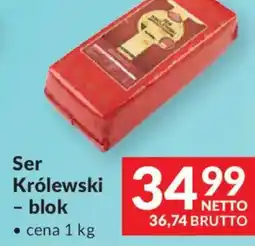 Makro Ser Królewski - blok oferta