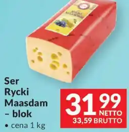 Makro Ryki Ser Rycki Maasdam - blok oferta
