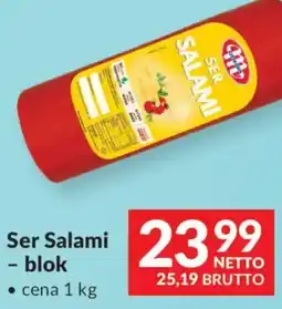 Makro Mlekovita Ser Salami - blok oferta