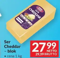 Makro Mlekovita Ser Cheddar - blok oferta