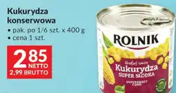 Makro Rolnik Kukurydza konserwowa oferta