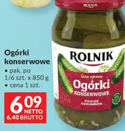 Makro Rolnik Ogórki konserwowe oferta