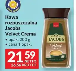 Makro Jacobs Kawa rozpuszczalna Velvet Crema oferta