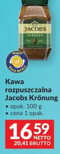 Makro Jacobs Krönung Kawa rozpuszczalna oferta