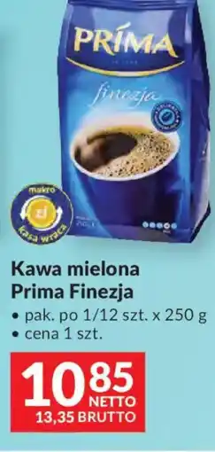 Makro Prima Finezja Kawa mielona oferta