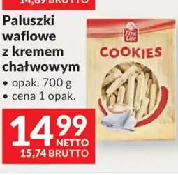 Makro Fine Life Paluszki waflowe z kremem chałwowym oferta