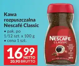 Makro Nescafe Classic Kawa rozpuszczalna oferta