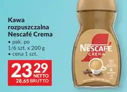 Makro Nescafe Crema Kawa rozpuszczalna oferta