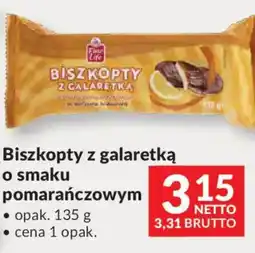 Makro Fine Life Biszkopty z galaretką o smaku pomarańczowym oferta