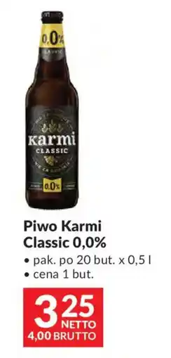 Makro Karmi Piwo Classic 0,0% oferta