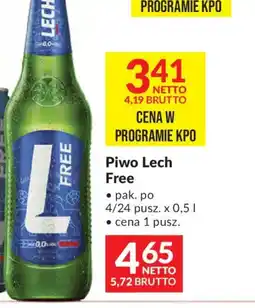 Makro Lech Free Piwo oferta