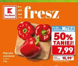 Kaufland Papryka czerwona luzem oferta