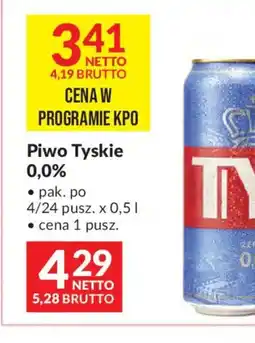 Makro Tyskie Piwo 0,0% oferta
