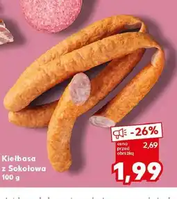 Kaufland Kiełbasa z Sokołowa Sokołów oferta