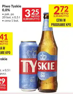 Makro Tyskie Piwo 0,0% oferta