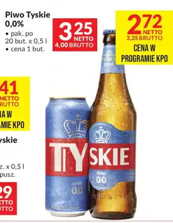 Tyskie Piwo 0,0%