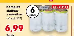 Kaufland Komplet słoików z zakrętkami 6-pak oferta