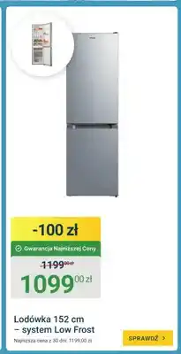 ERLI Lodówka Vivax 152 cm - system Low Frost oferta