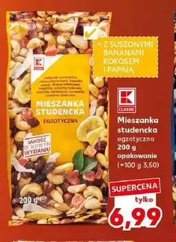 Kaufland Mieszanka studencka egzotyczna K-Classic oferta