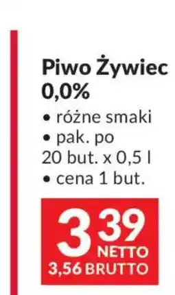 Makro Żywiec Piwo 0,0% oferta