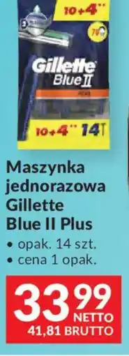Makro Gillette Maszynka jednorazowa Blue ii Plus oferta
