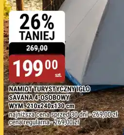 bi1 Namiot turystyczny iglo Savana 4-osobowy oferta