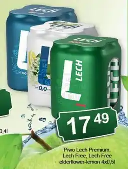 Eden Piwo Lech Premium, Lech Free, Lech Free elderflower-lemon oferta