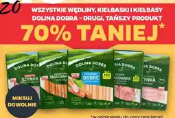 Netto Dolina Dobra wszystkie wędliny, kiełbaski i kiełbasy oferta