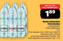 Netto Cisowianka Woda mineralna oferta