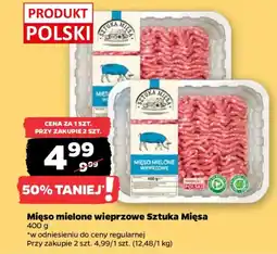 Netto Sztuka Mięsa Mięso mielone wieprzowe oferta