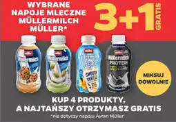 Netto Müller Müllermilch Wybrane napoje mleczne oferta