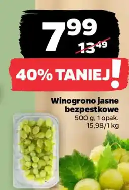 Netto Winogrono jasne bezpestkowe oferta