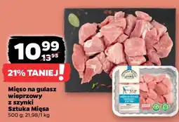 Netto Sztuka Mięsa Mięso na gulasz wieprzowy z szynki oferta